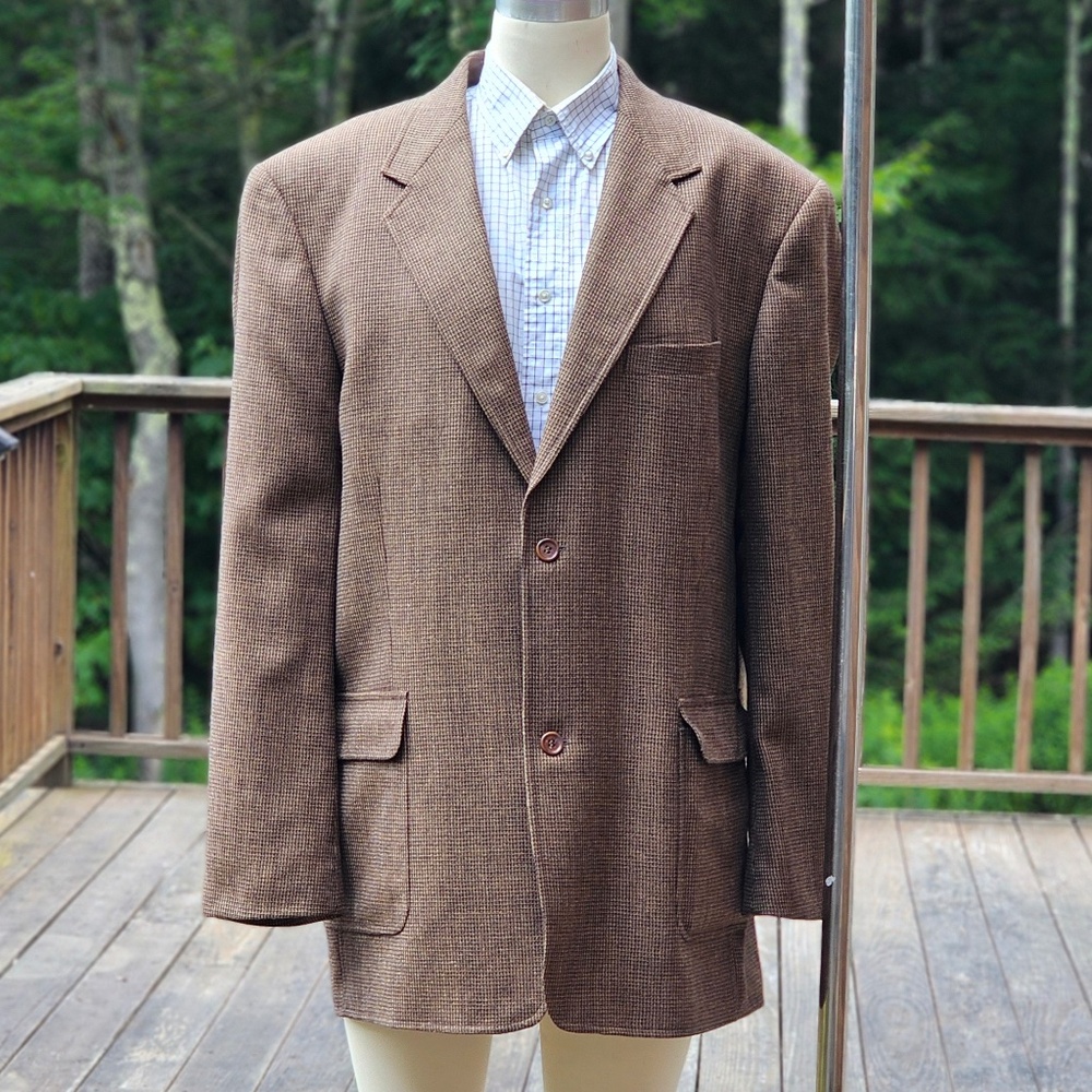 The Territory Ahead 100% Wool Blazer – Size 44L - Brown